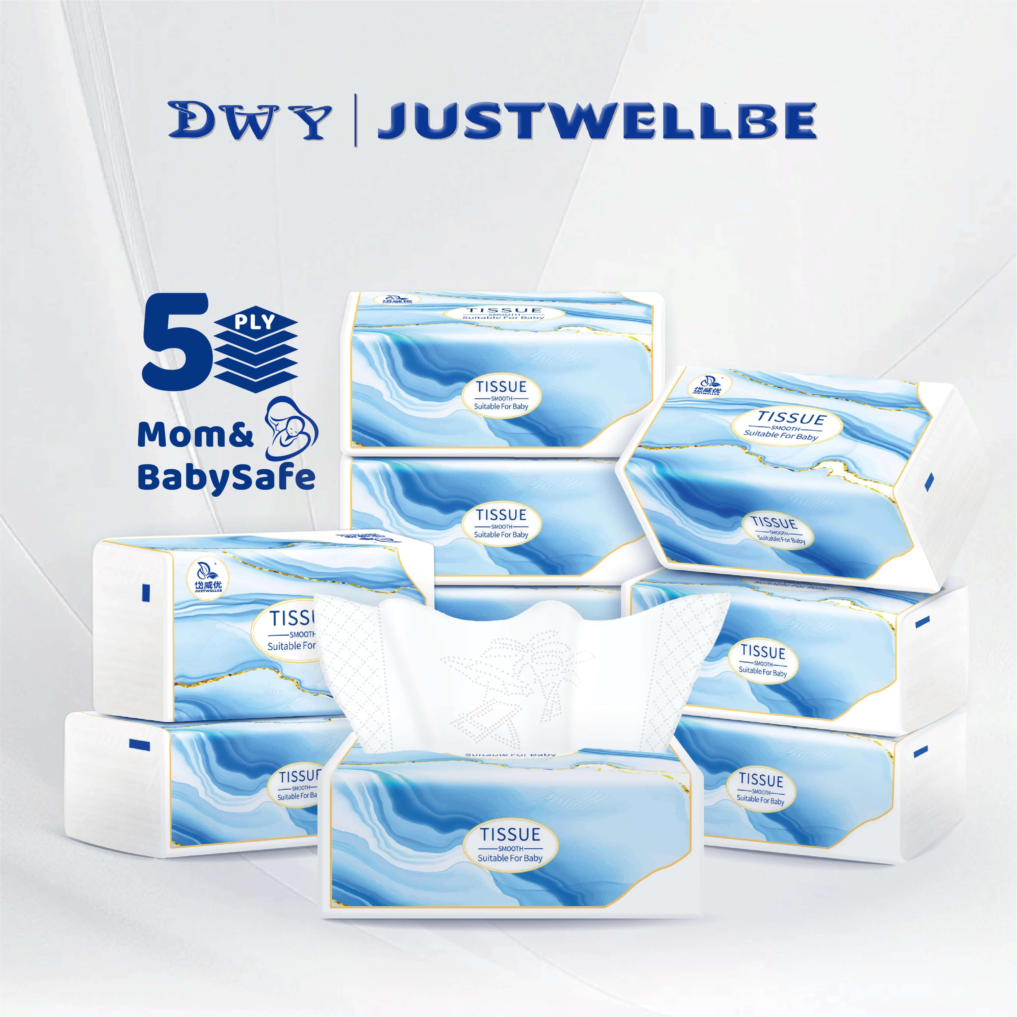 L8-0106 (1 Set - 8 Packs - 1.21kg) 5ply