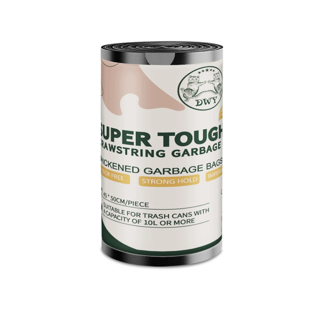 0168 - Drawstring Garbage Bag (1 Roll - 50 pcs - 0.3kg)