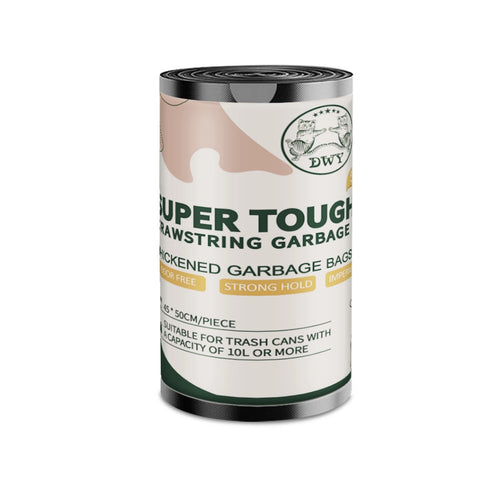 0168 - Drawstring Garbage Bag (1 Roll - 50 pcs - 0.3kg)