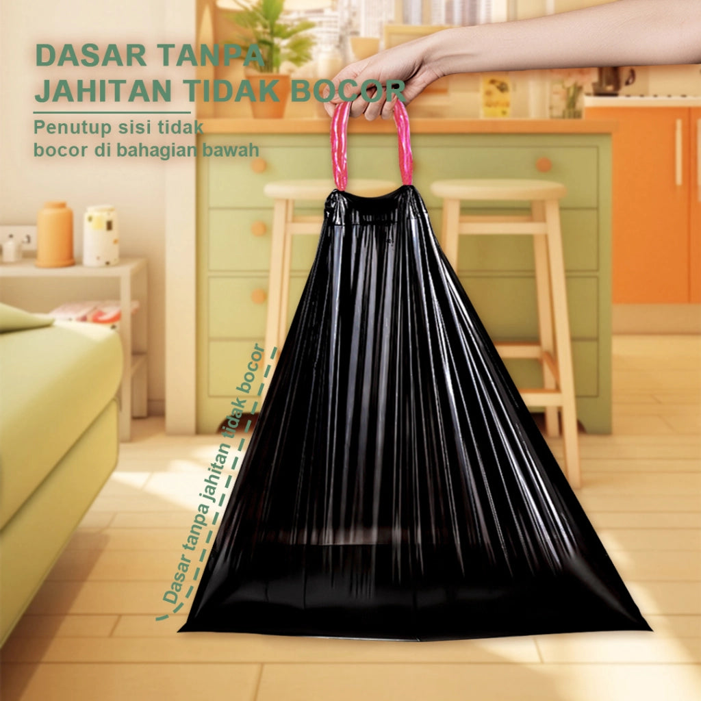 0168 - Drawstring Garbage Bag (1 Roll - 50 pcs - 0.3kg)